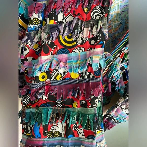 Vintage Rare 90s Paula Sweet Muslin Mink Floral Jacket Size 2XL - Super Funky - Picture 3 of 13